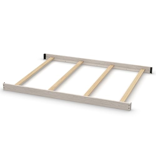 Kit de conversión de tamaño completo para cuna de caché de bebé (blanco antiguo)