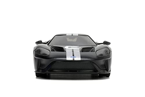 Jada Toys Big Time Muscle Auto 1:24 Ford GT 2017 Negro/Blanco miniatura 3