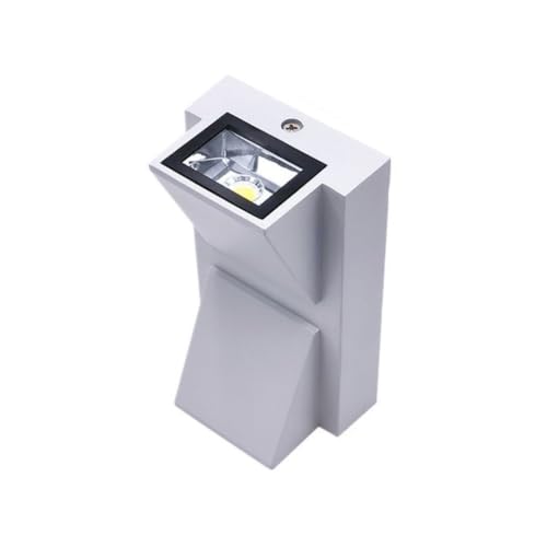 Aplique LED exterior IP65 en aluminio blanco cálido y azul para porches