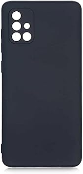 Spia Samsung Galaxy A51 ile uyumlu Kılıf Siyah Lansman Kapak Orijinal Esnek Dayanıklı Darbe Karşıtı Koruyucu Yeni Nesil Tasarım (Samsung Galaxy A51, Siyah)