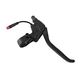 Sxhlseller Leva Freno Scooter per Kukirin Max, M4 e M4 PRO, Maniglia Sinistra in Lega di Alluminio con Connettore Impermeabile a 2 Pin per Manubri da 22,2 Mm, Cavo da 70 Mm