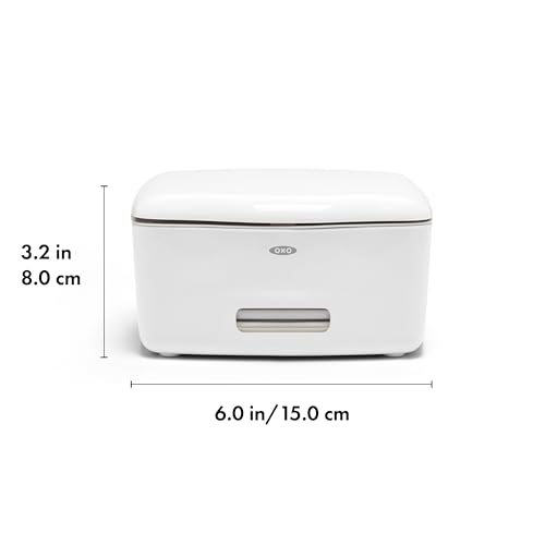 DevaCurl OXO Good Grips Dispenser for Face, Hand Flushable Wipes, 18/8 Stainless Steel, White, A - Image 8