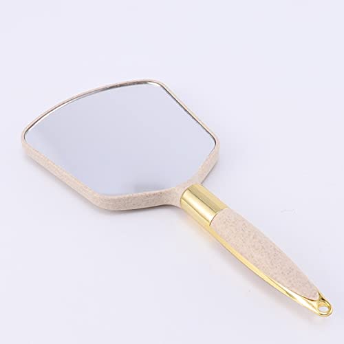 Luxshiny Espelhos De Mão Alça Pequeno Espelho Cosmético Compacto Espelho De Maquiagem De Viagem Espe