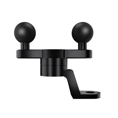 Support guidon double base 25 mm boule 1 pouce 0.4 pouce téléphone portable moto