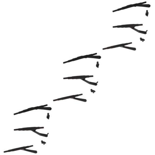 ULTECHNOVO 6 Peças acessórios de decoração 1/10 limpador modelo de carro Bloco C da frente sobre