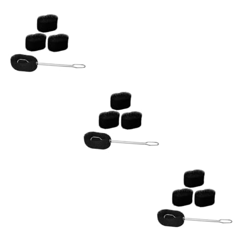 FRCOLOR Sponge Bottle 3pcs Cup Cleaning Brush Bottle Long Handle Sponge Cleaning Ball Bottle Cleaning