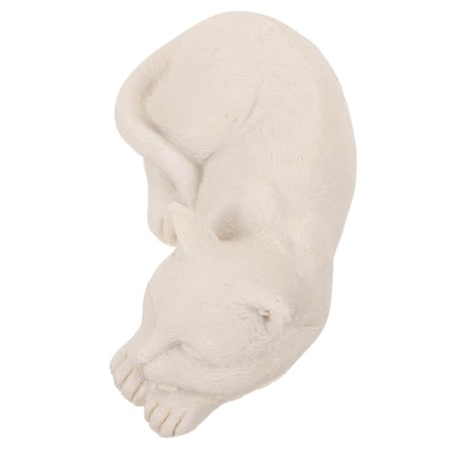 Sosoport Statue De Chien Mémorial pour Animaux De Compagnie Ornement Commémoratif Résine Statue Funéraire pour Animaux De Compagnie Figurine pour Jardin