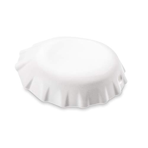 koziol Flesopener Plopp, thermoplastisch kunststof, wit, 8,5 x 2,4 x 7,7 cm