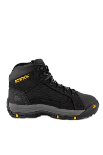 Caterpillar Men's Convex Steel Toe Mid Workboot, Black, US 13
