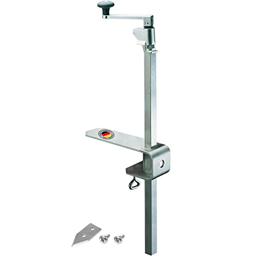 Westmark Set, Apriscatole da Montare sul Tavolo + Set di Ricambio, Per la Ristorazione e Cucine Professionali, Lunghezza; 84 cm, Acciaio/Acciaio Inox, Sieger Clou 40, 198522E6