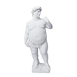 David Portrait Figurine: Fat David Portrait Design Statue, Fashionable Beautiful Design mettant en évidence l'atmosphère artistique.