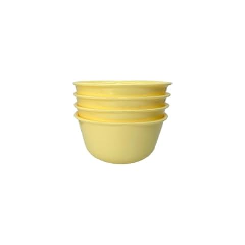ECO Unbreakable Colourful Plastic Bowls Set Cover