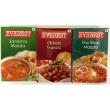 Everest Spices Variety Pack-Sambhar /Chhole /Pav Bhaji Masala-(100g)