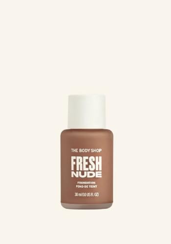 Image of The Body Shop Fresh Nude Foundation 30ml Deep 3N nude glow finish