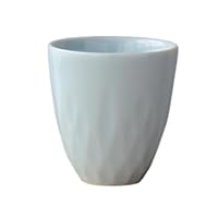 Amazon | 有田焼 お猪口 盃 おちょこ 50cc 青白磁 花彫 おしゃれ