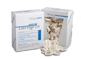 Tech-Med Latex Finger Cots 4403L
