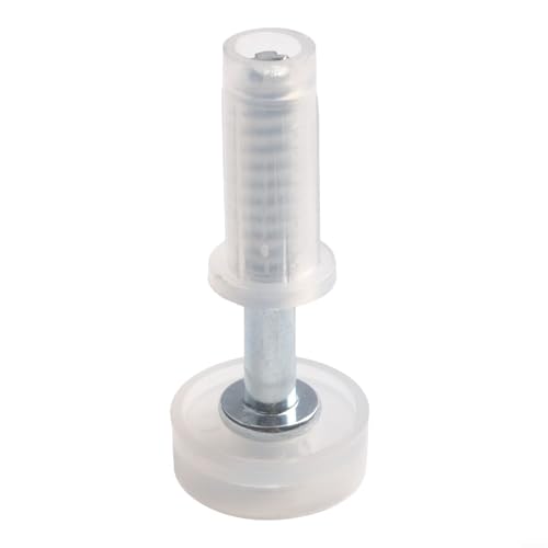 Kit de herrajes para puerta plegable, pivote superior y rueda guía con resorte, acero y plástico para reparación de clóset, puerta plegable, acordeón, granero, gabinete (8 piezas) miniatura 4