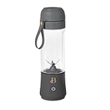 LUGBAR Beautiful Portable to-Go Blender 2.0, 70 W, 16 oz Drew Barrymore (Oyster Grey)