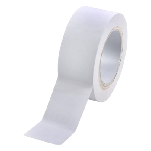 BONUS Eurotech 1BL23.46.0050/033A# PVC Bodenmarkierungsband, Klebstoff auf Kautschuk Basis, weich, Länge 33 m x Breite 50 mm x Dicke 0,17 mm, Weiß