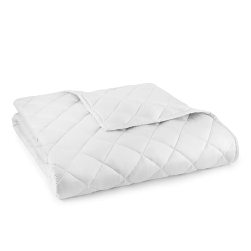 100% Organic Cotton Comforter - Comforter for Summer & All Seasons with Non Clumping Diamond Stitching - Premium Soft & Breathable Duvet Insert - GOTS & Fairtrade Certified (Queen/Full)