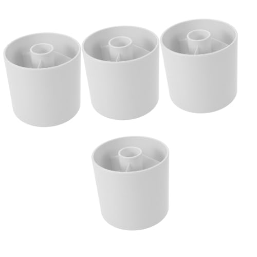 BESPORTBLE 4個ゴルフ用プラスチック製果?旗杆 軽量持ち運び可能 耐久性 パッティングホール保護用 ゴルフ練習場対応 室内外兼用