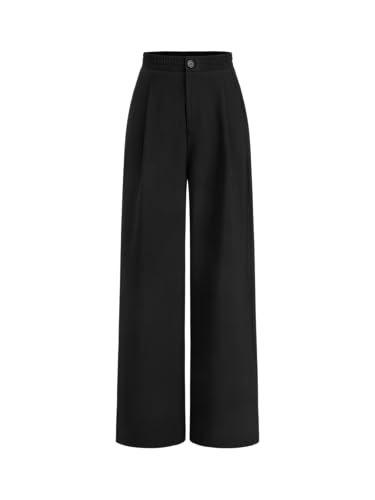 CIDER Women's Trousers Middle Waist Straight Leg Casual Stylish Pants