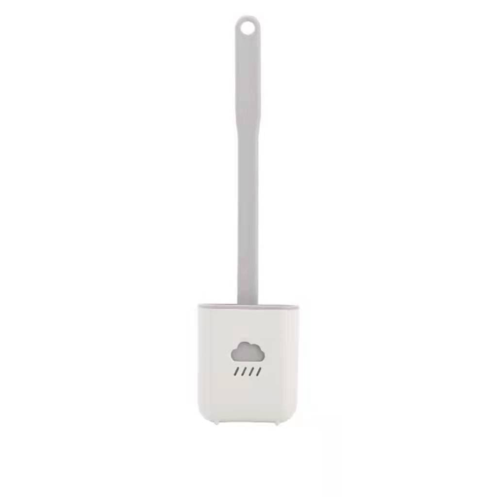 Brosse de toilette en silicone souple pour un nettoyage complet sans rayure