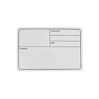 Infitronic INTL1712 – 10 Stück Selbstklebendes Tour Label Beschriftungsschild Flightcase Label Tour-Etiketten 177x127mm