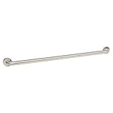 Bobrick B-6806x42 Concealed Mounting Grab Bar with Snap Flange, Satin