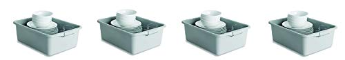 NUCU Artisan Utility Bus Box and Storage Bin with Handles, 2-Pack (4)