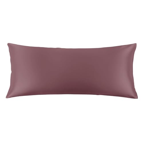 Image of THXSILK Set of 2 100% Mulberry Silk Pillowcase for Hair and Skin Health, 22 Momme Soft and Smooth Pillowcases with Hidden Zipper, Both Sides Premium Grade 6A+ Silk, Body Size 20 inchx54 inch, Purple