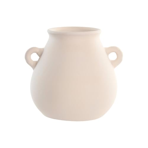 JARRON TERRACOTA 29X25X25 ASAS ARTESANAL CRUDO