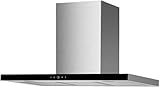Faber - Hotte murale décorative 90 cm 67 dB 530 m3/h inox / noir 5649940