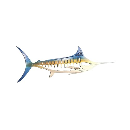 Pendentif mural en forme de poisson en fer pour habiller un mur blanc vide