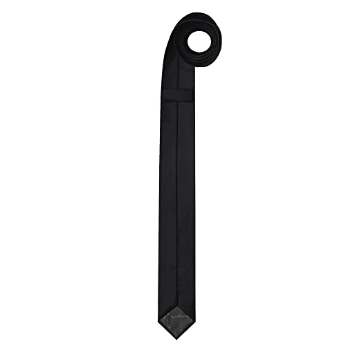 Image of Jacob Alexander Ultra Skinny 1.5 inch Men's Solid Necktie