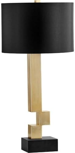 Cyan Design 10985 Rendezvous Table Lamp, 1-Light 150 Watts, Black and Frosted