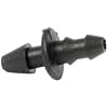 USA MADE - 100-Pack Universal Drip Irrigation Barb Adapter Coupling 1/8" - 1/4" Lateral Tubing Line Connector Insert for - Hydroponics, Garden Watering