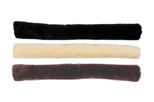 Fourreaux de collier en mouton naturel pour vos randonnées et parcours de CSO