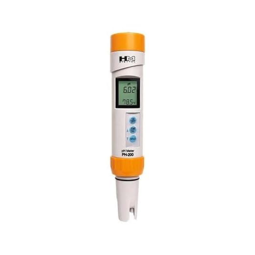 HMD PH-200 Digital Professional Waterproof 0-14 PH & Temperature Meter