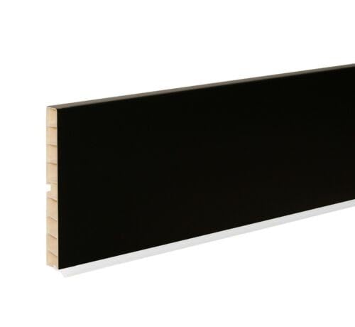 AERREGI SET ZOCCOLO CUCINA 2 +1 COMPLETO DI DUE ANGOLI E UNA GIUNZIONE | ZOCCOLO IN PVC VARI COLORI IN TRE ALTEZZE 100, 120 E 150 mm | ARREDO MODERNO CUCINA (NERO, H100 mm)