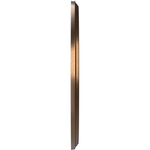 Image of Ekena Millwork CMP16BECAB Berkshire Thermoformed PVC Ceiling Medallion (Fits Canopies up to 7 inch), 16 inchOD x 3 1 /2 inchID x 1 inchP, Metallic Antique Brass