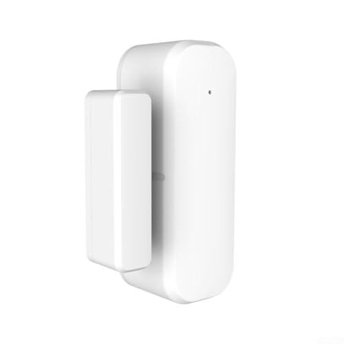 Honseadek Detector inalámbrico de puerta y sensor con sistema de seguridad compatible para el hogar, control magnético y móvil real
