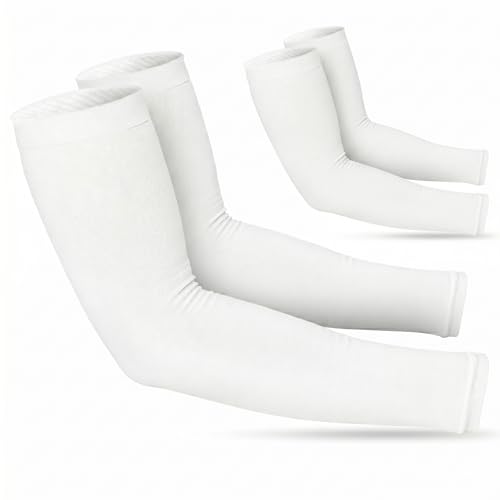 Image of SportsTrail Cooling Arm Sleeves for Men & Women - Breathable, UV Sun Protection, Sports Arm Sleeves for Women, Men & Youth
