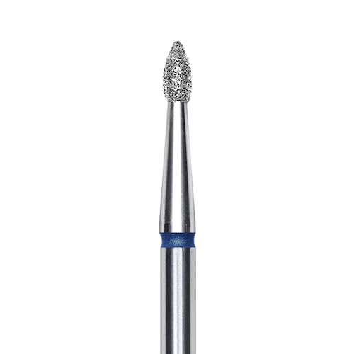 STALEKS PRO Diamond Nail Drill Bits, Set of 3, Olive Shape, 4 x 1.8 mm, Medium Grain - Image 2