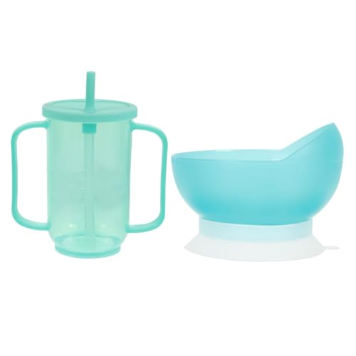 Cabilock Elderly-friendly Spill Proof Cup Suction Cup Bowl for Disabled Patients Maternity Seniors -proof Drinking Aid