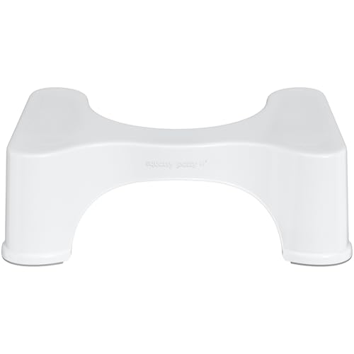 Taburete de baño blanco Squatty Potty, elevador de inodoro de 18 cm 2