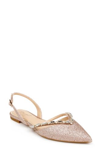 Jewel Badgley Mischka Camden Pointed Flat3