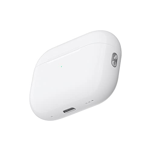 MightySkins Glossy Glitter (2 Pack) Skins Compatible With Apple AirPods Pro 2 - Solid White | Protective, Durable High-Gloss Glitter Finish | Easy to Apply, Remove, and Change Styles | Made in The USA3