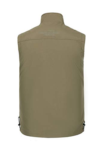 Image of Hbufnha Men's Lightweight Vest Outdoor Windbreaker Vest Jacket For Golf Safari Travel Fishing Hiking Vest