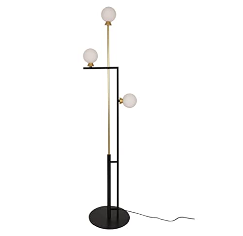 Lampadaire de salon scandinave avec lampe de lecture 3 têtes pour coin lecture